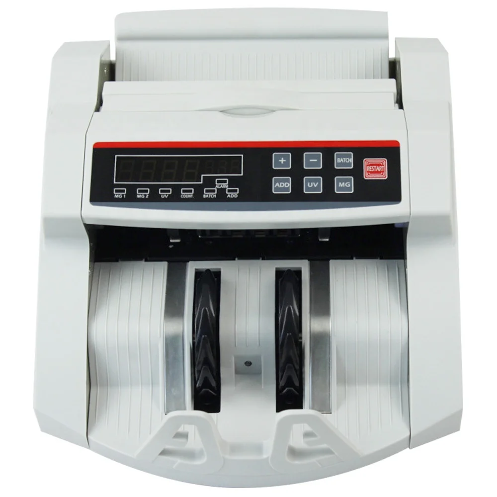 New Low Price 2188 Money Cash Counting Machine Bank Office UV/MG Detecting Currency Cash LED Fake Bill Counter Detector
