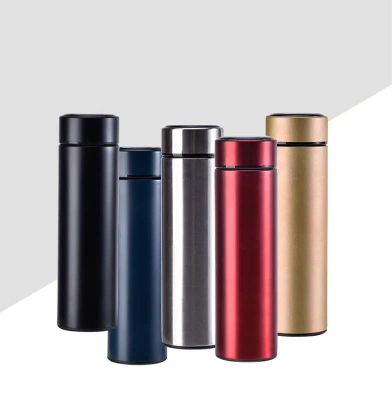 New 500ml Double Wall Business Straight Stainless steel Vacuum Flasks with customized (VC010C)