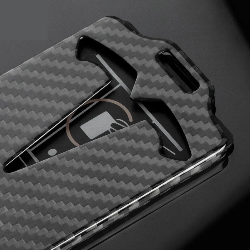 Car Interior Accessories Carbon Fiber Car Card Key Cover For Tesla Model 3 Model Y Model 3 Highland