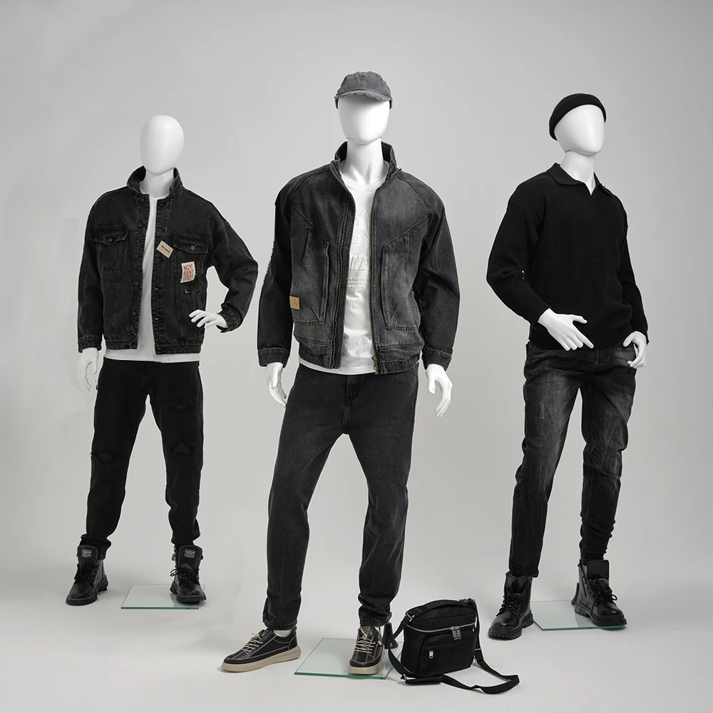 Adult Male Mannequin Stand Cheap Plastic PP Material Model