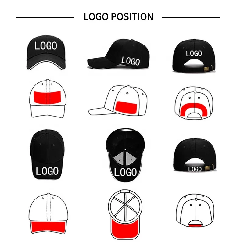 MOTE-ZA152 Wholesale Custom Baseball Cap Blank Baseball Cap Hat With Logo Baseball Caps Custom Embroidery Logo