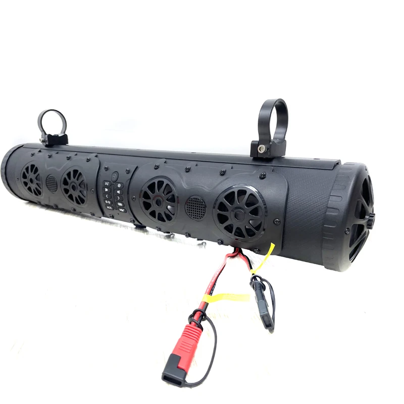 High quality Marine Grade IP66 subwoofer Squawker Tweeter Speaker Electric Golf Cart  Sound Bar