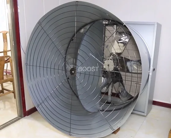 Direct supply Livestock breeding Cone Fan exhaust equipment Cowshed exhaust Fan louver wind duct Fan