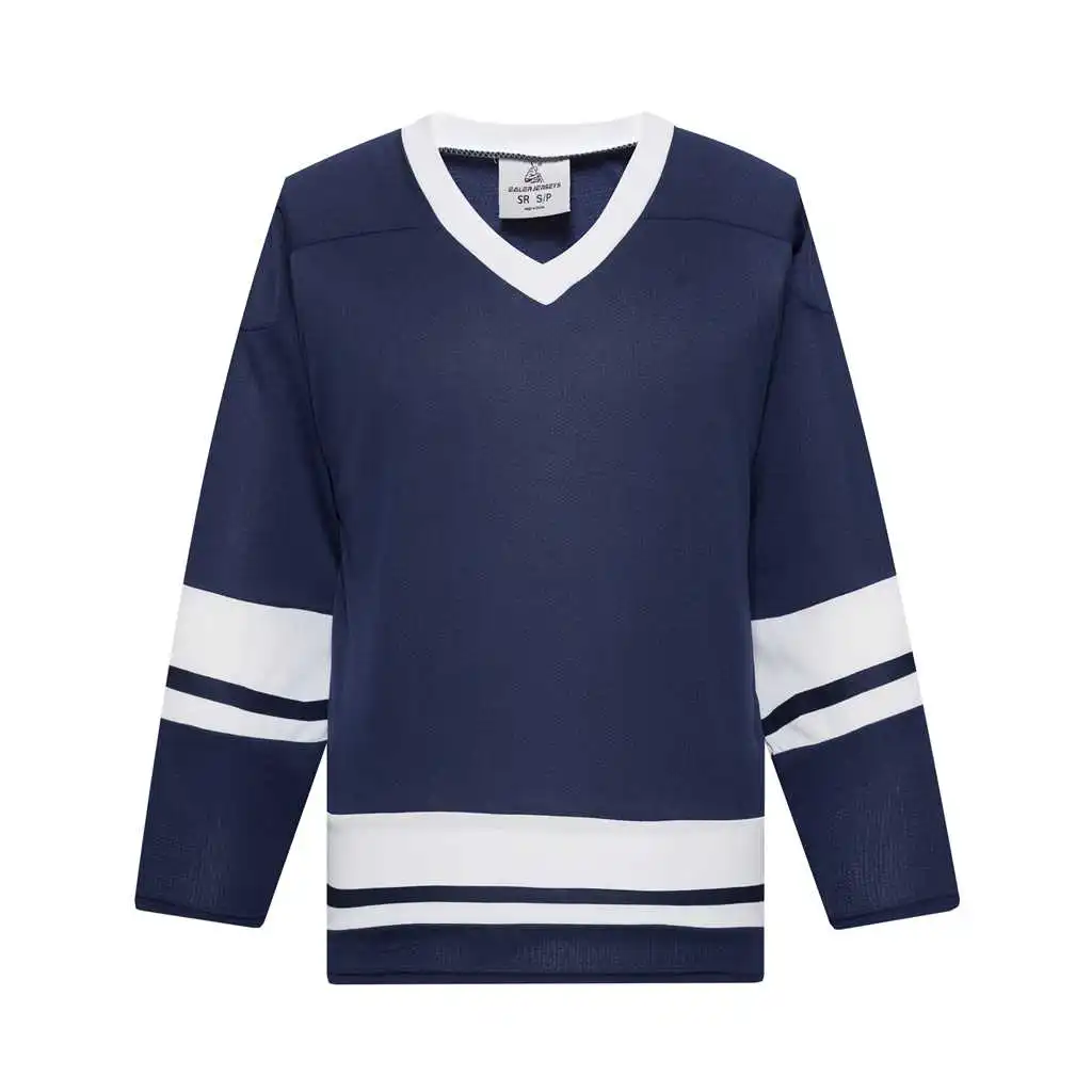wholesale cheap blank plain youth team practice hockey jersey