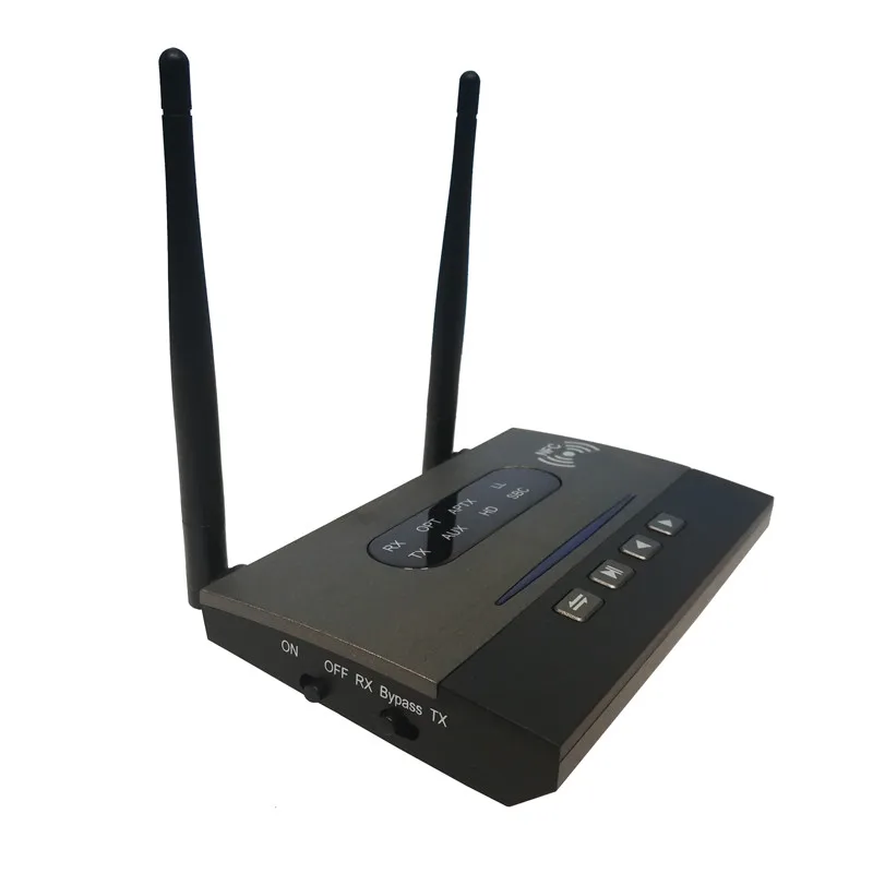 Long range blue tooth 5.0 CSR8675 spdif optical toslink wireless audio transmitter receiver adapter with aptX HD low latency