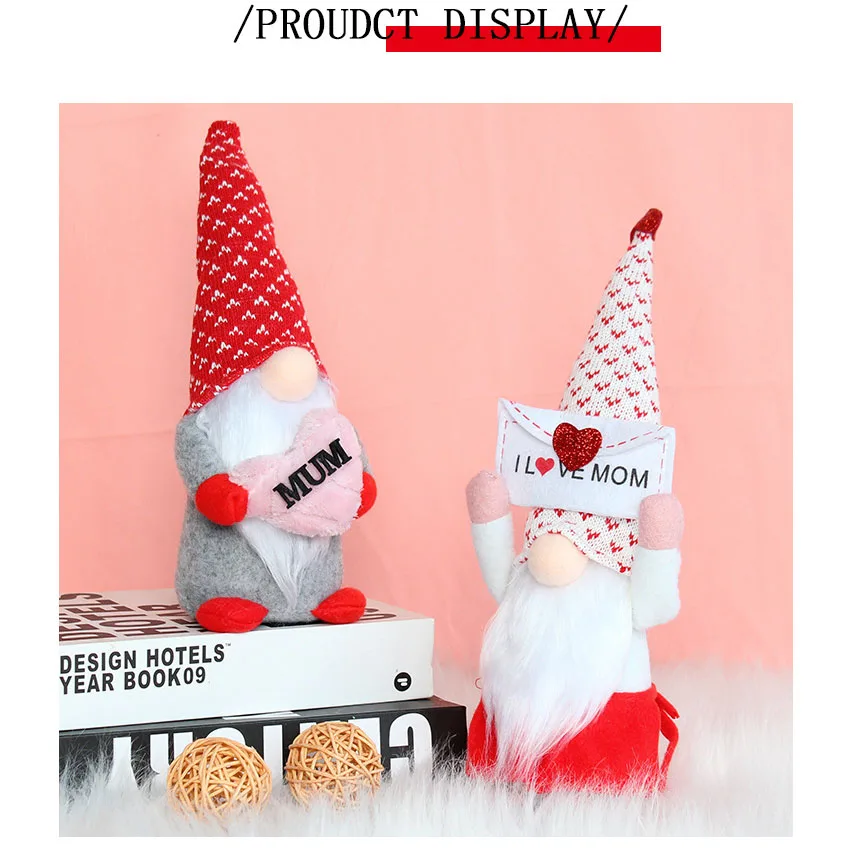 New Design Mother Day Gnome Holiday Gifts Crafts An Interior Decoration Gift  A  Dwarf Stuffed Doll