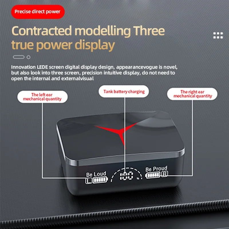 Беспроводные наушники tws TWS Bt 5 3 спортивные Hi-Fi Стерео Игровые m90 pro