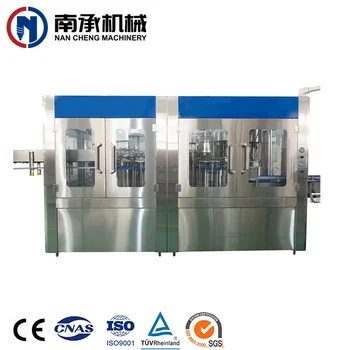 Automatic wishing filling capping carbonated drink 3-in-1 Co2 beverage filling machine