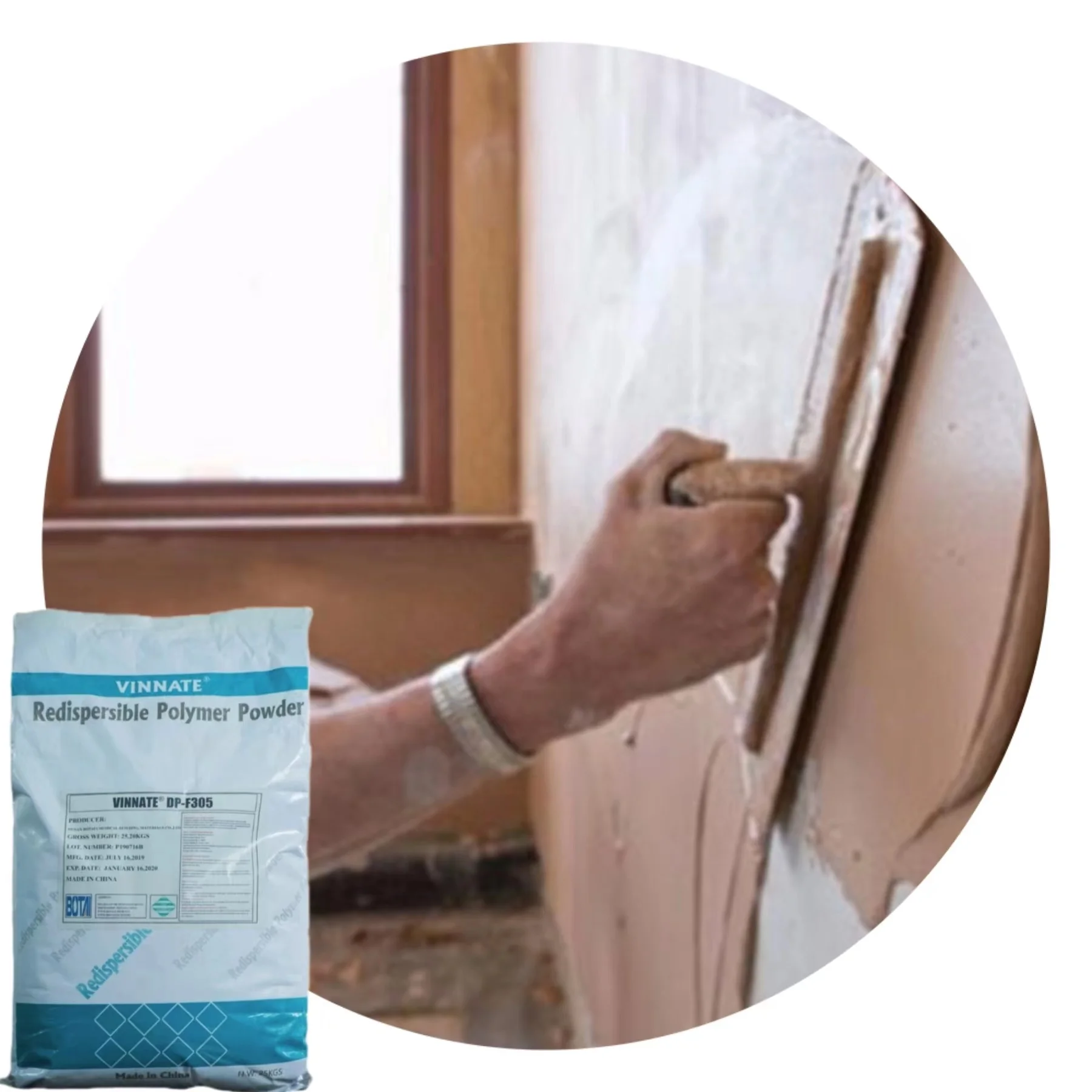 VINNATE VAE RDP powder Cas 24937-78-8 Acrylic Copolymer Powder Styrene vae rdp redispersible polymer powder suppliers