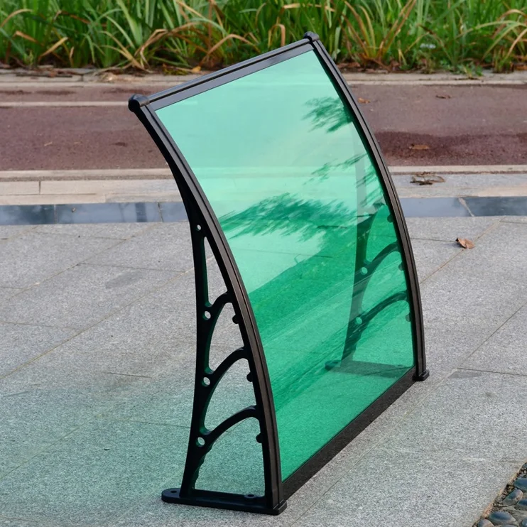 Rain Protection Patio Windows Awning Terrace Awnings Balcony Aluminum Outdoor Aluminum Frame + Polycarbonate Panel Garden