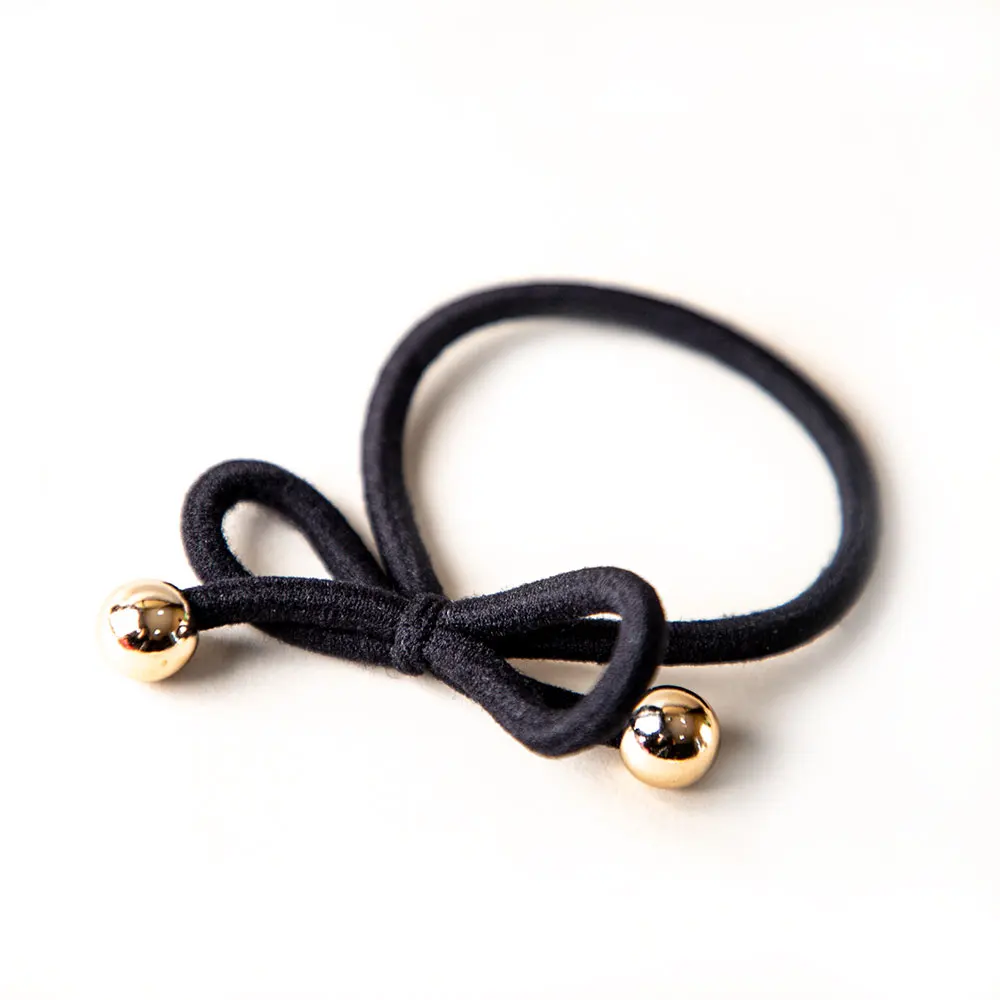 Factory customized headband 12 pieces of rubber band hair circle simple headband tied hair butterfly knot hair rope