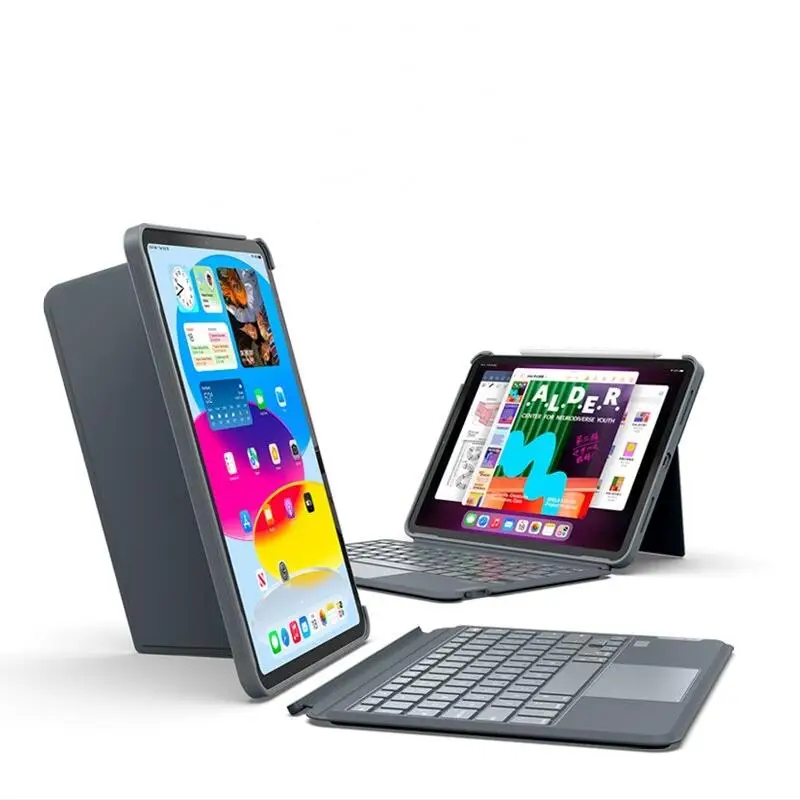 wireless touchpad keyboard case for ipad pro 12.9 inch keyboard with touchpad cover for ipad keyboard case 12.9 2021 2020 2018