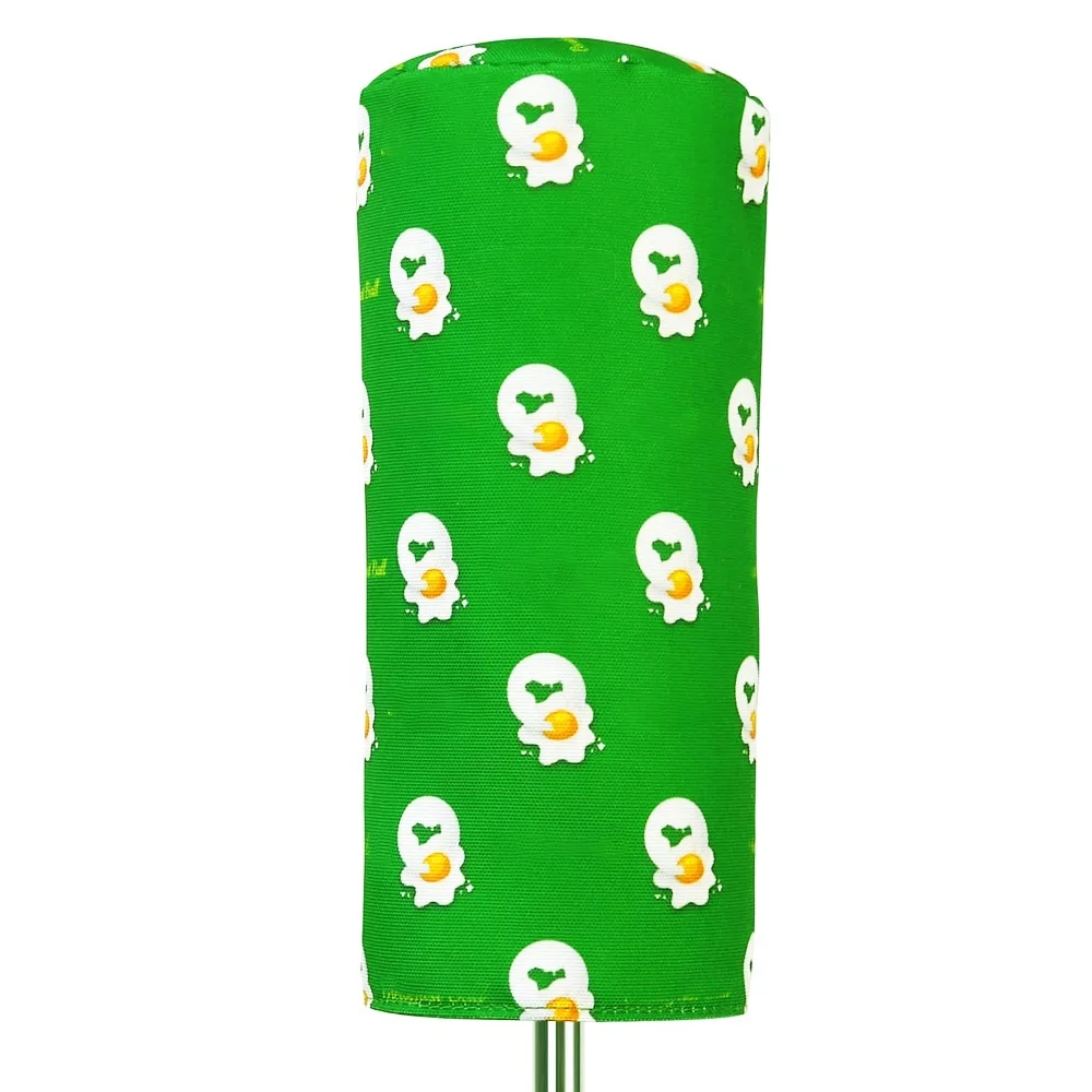 Custom made logo Nylon driver headcover barrel shape tube style personalized custom golf 460cc driver FW wood hybrid head covers