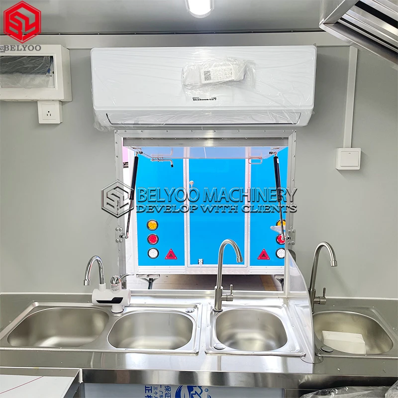 Innovative Street Vending Food Trailer with Full Kitchen and Ice Cream Truck Accessories for Sale