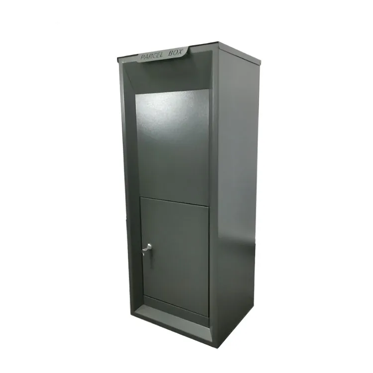 Outdoor Waterproof Wall Mounted  Free Standing Security Parcel Box For Mail With Key Lock