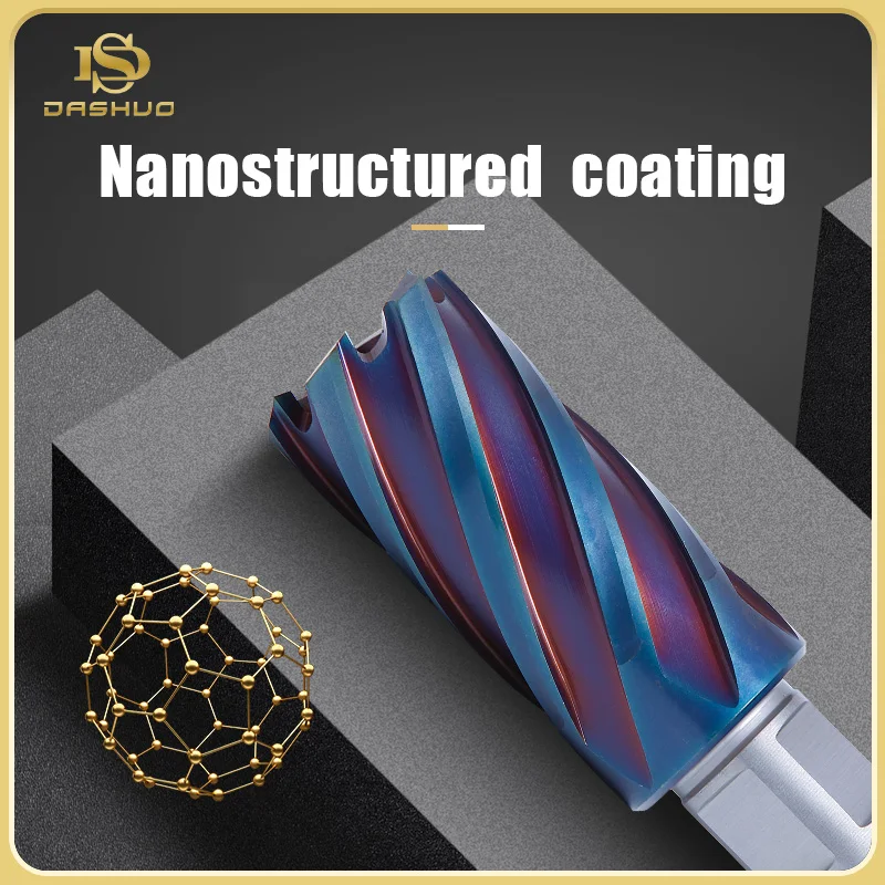 DASHUO AITiN/SiN Coated Customizable high quality HSS annular cutter set diameter 24MM depth 1 inch for metal cutting