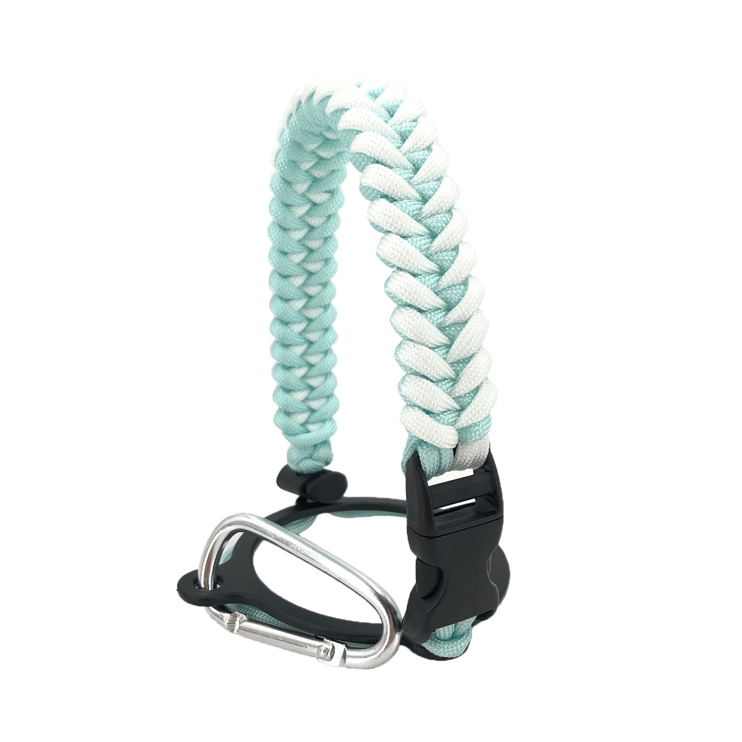 Paracord ручка-Paracord шнур для переноски с защитным кольцом карабин бутылок водой широким горлом 12 унций-64 унции