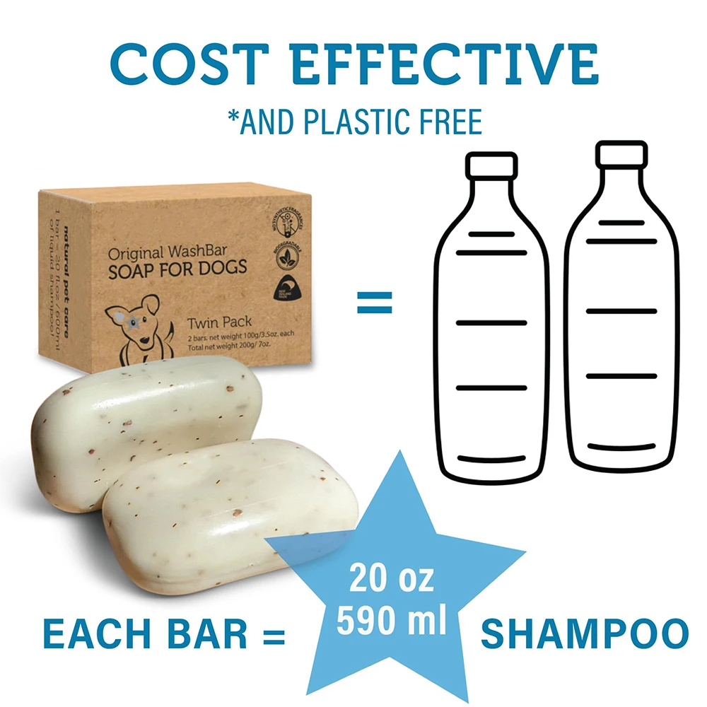 Premium Natural Eco-Friendly Herbal Cleansing Conditioning The Natural Pet Dog Shampoo Bar Soap