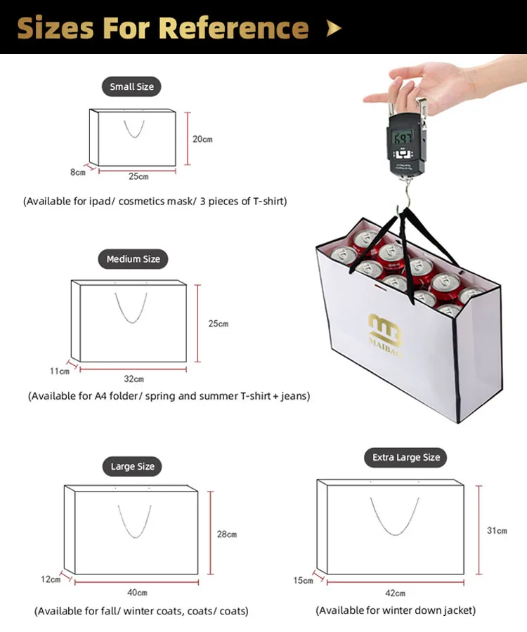 Custom logo private label mini luxury boutique retail thank you gift paperbag with handle personalized white paper shopping bags