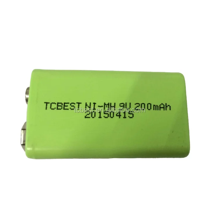 Rechargeable  battery  Ni-MH 9V 250MAh Battery For Interphone Smoke Alarm