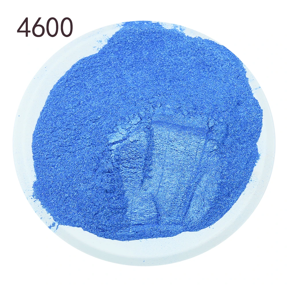 Подлинная 50g #4600 мигающий синий тени для глаз для губ глаз губная помада пигменты косметический пигмент слюда жемчужная пудра