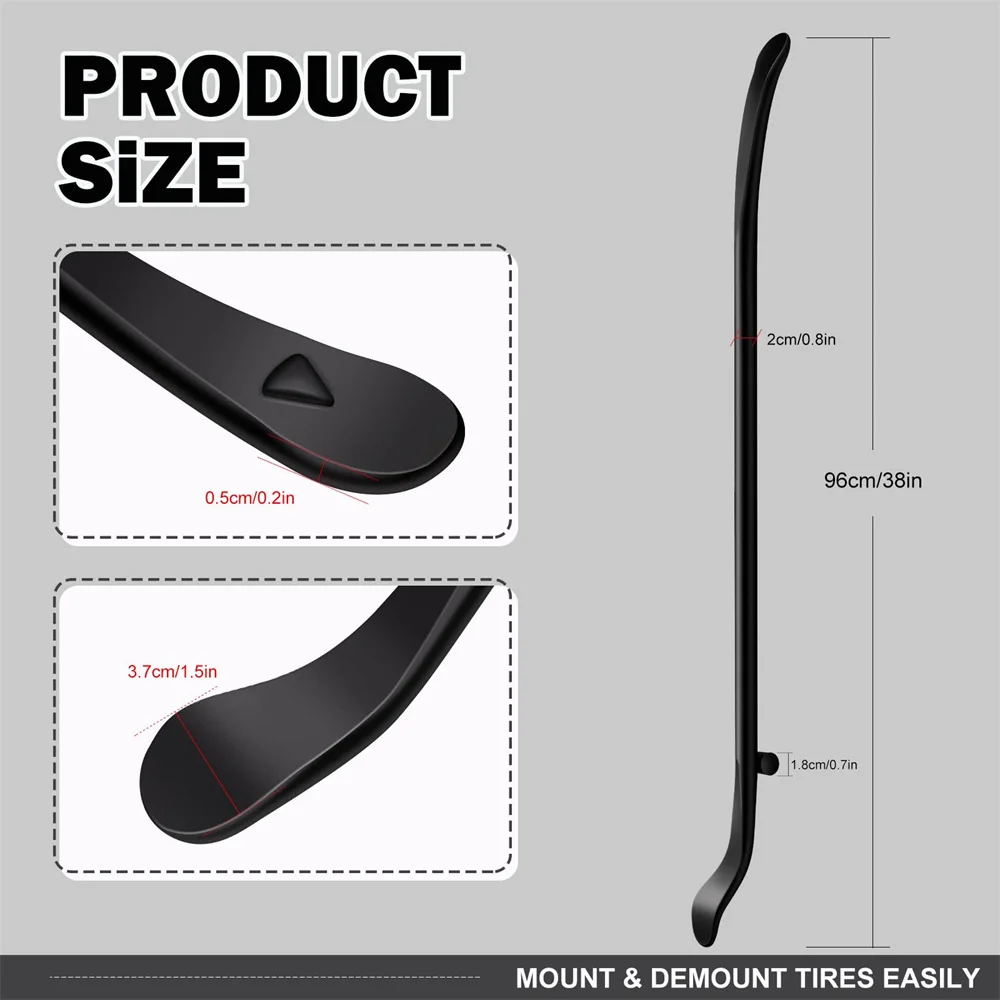 Auto Maintenance Tire Changing Removal Tool Tubeless Tire Mount Demount Iron Tire Bar