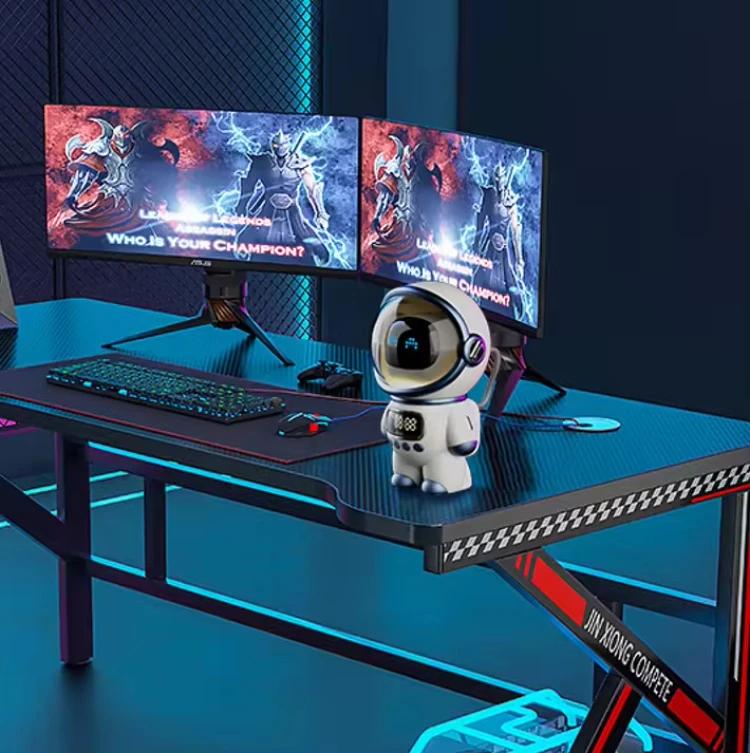 2024 Portable FM Radio Astronaut Smart BT Speaker Astronaut Design LED Night Light Music Speaker on bedroom