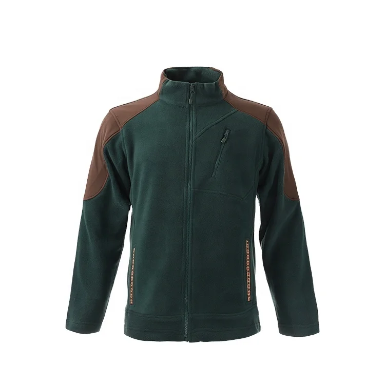 Factory price professional eco friendly thick softshell winter sport fleece jacket men
