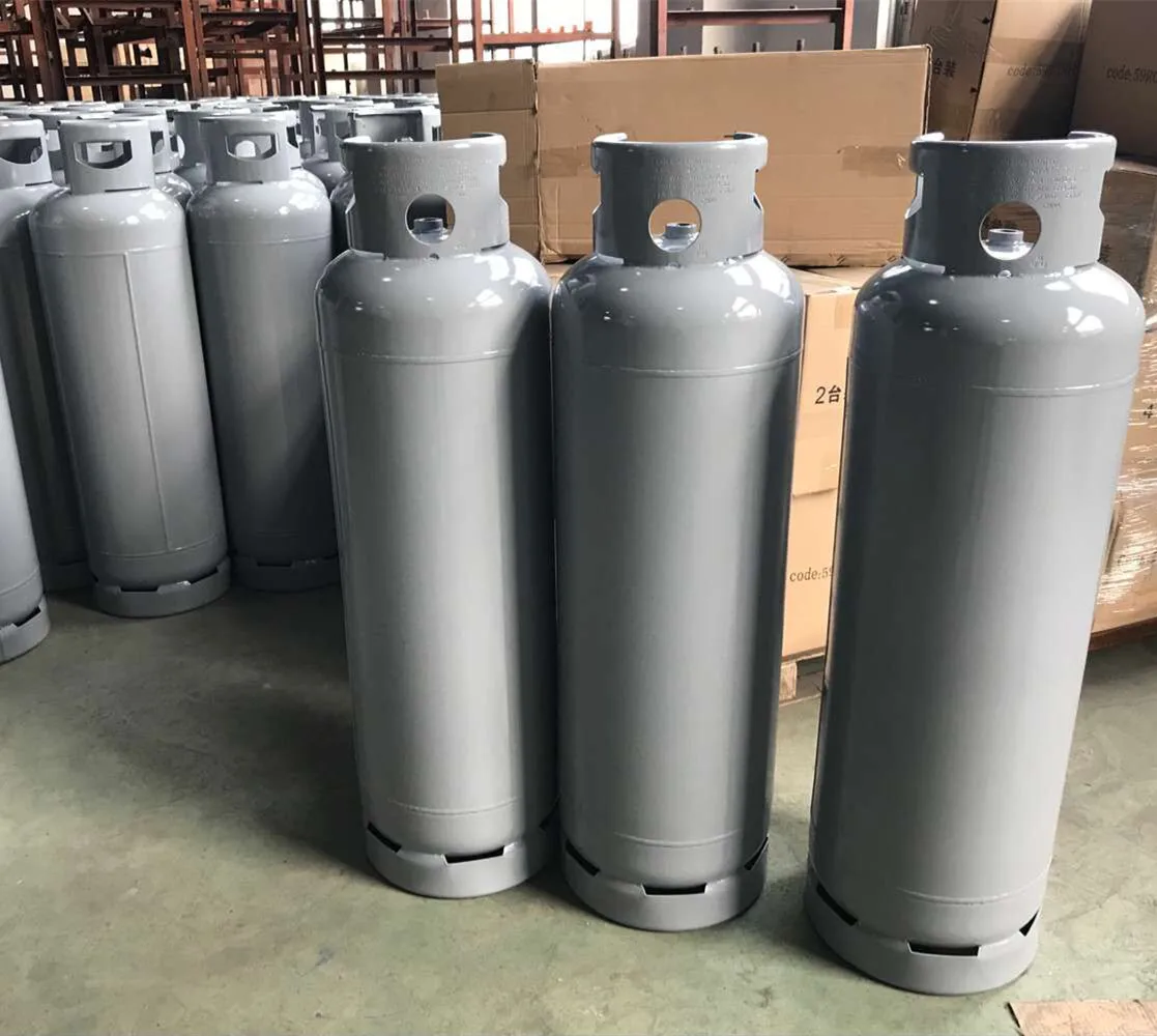 DOT4BW Standard 100 Pounds Propane Gas Tanks Empty Propane Cylinder with Valve