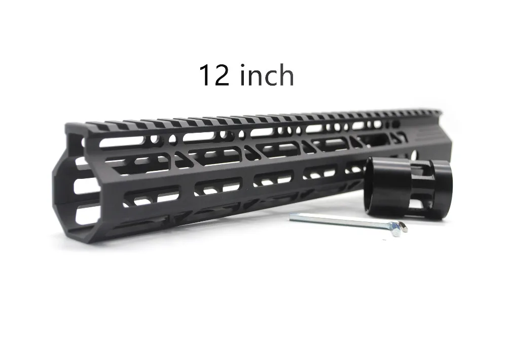 8 размеров AR-15 M4 M16 M-LOK Бесплатная Поплавковый Зажимная скоба Охота сталь ствола Гайка для