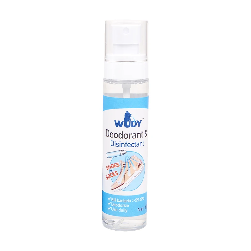 New arrival shoe leather deodorant odor organic deodorizer foot sterilization spray remove odor for socks, shoes, cabinets