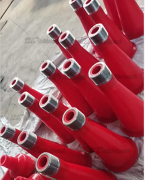 Oil drilling separation mud hydrocyclone flange connection lower cone