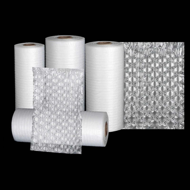 Factory Low Price Air Pillow Film Packaging Plastic Air Cushion Bag Filling Packaging Roll Air Column Film