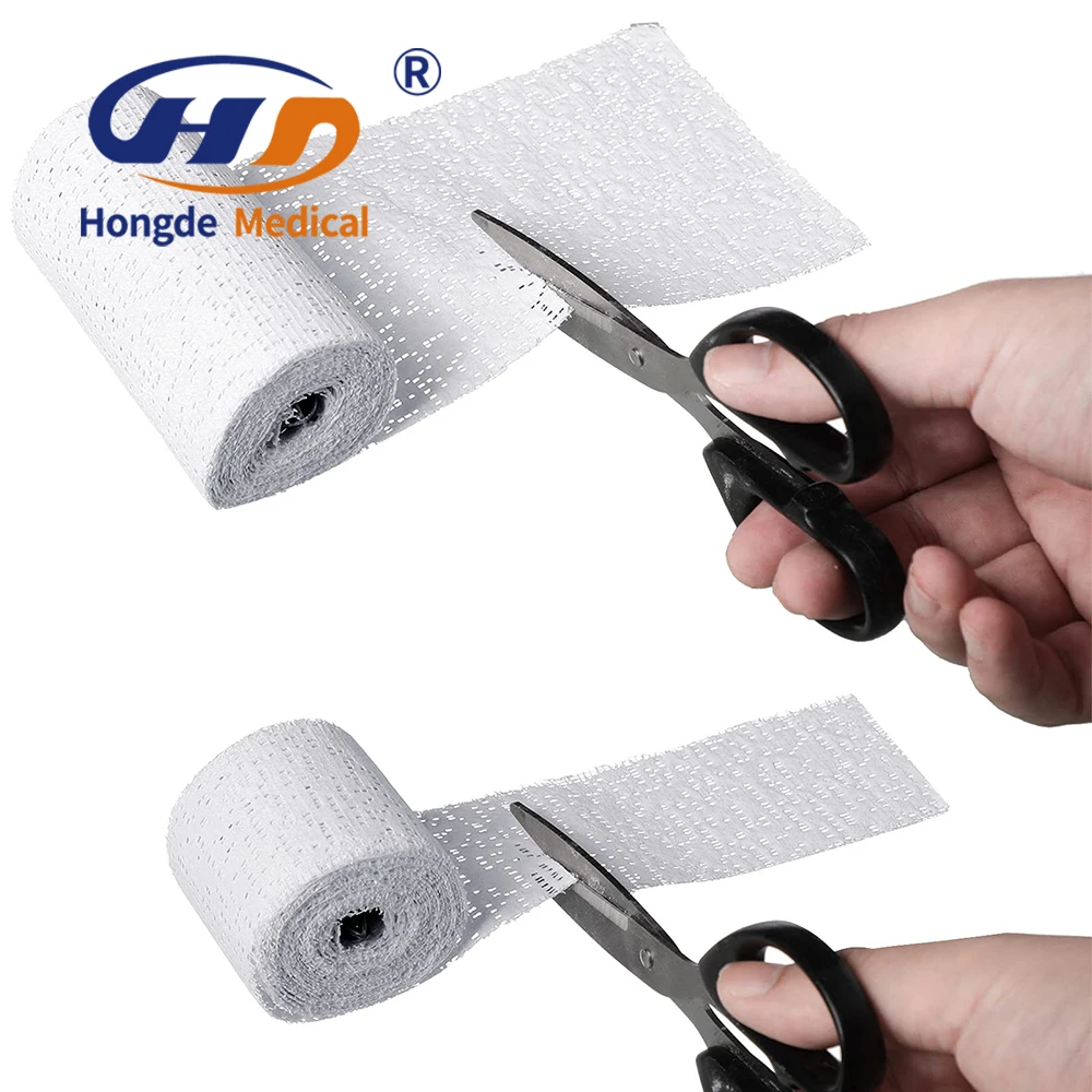 Custom Medical Orthopedic Plaster Cast Pad Gypsum Liner Pop Bandage Casting Padding Cotton Padding
