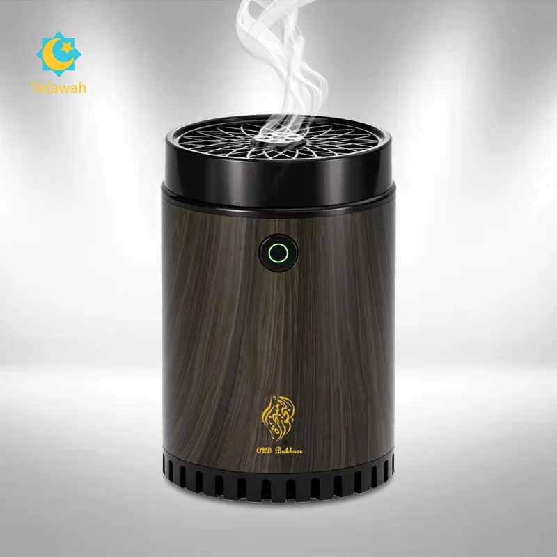 Metal Aroma Diffuser Car Electric Incense Burner Arabic Electronic Rechargeable Censer Oud Bukhoor Burner
