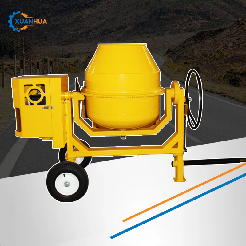 120 liter small concrete mezclador cement concrete stirring portable dry cement screed mud mixer machine
