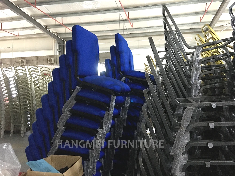 China wholesale church chairs stackable auditorium metal padded church chair