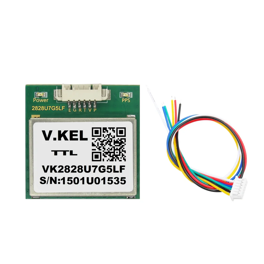 VK2828U7G5LF GPS Module TTL 1-10Hz with Antenna FLASH Flight Control GPS Model G-mouse Support 232 communication