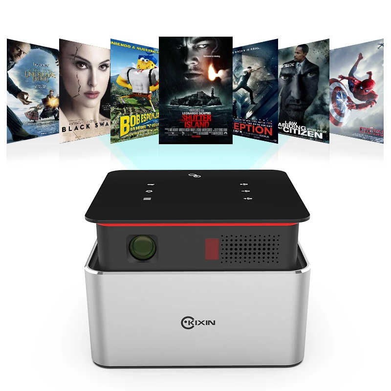Pico smart Projector TV 4k Screen 8000 Lumens movie 3d home theater With Speaker wifi Portable mini Projector 1080p
