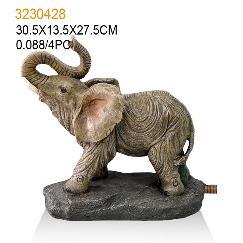 Garden Fountain Dragon Statue Resin Spouting Water Dragon Sculpture Weather Resistant Water Spray Dragon Statue