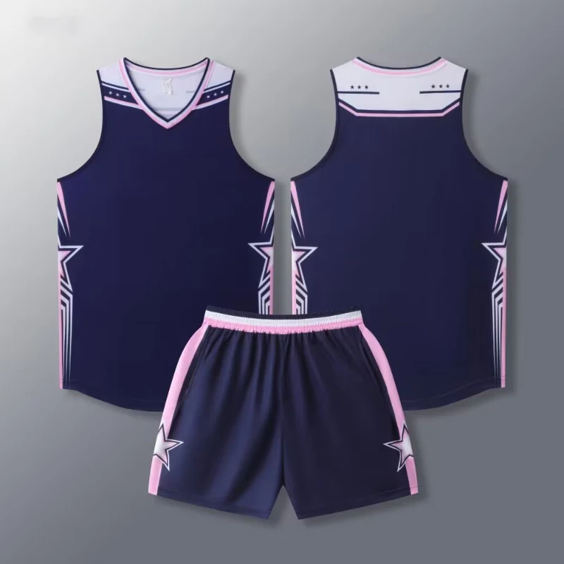 New Arriver Quick Dry Sportswear Supplier Sleeveless Basketball Tops Casual Fashion Basketball Uniforms For Boys