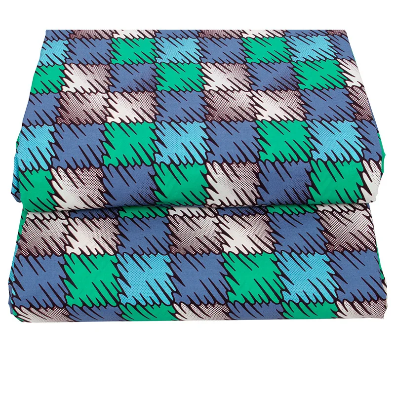 1 piece of African ethnic batik Ankara Plain Printed 100% cotton fabric for dress suits fabric