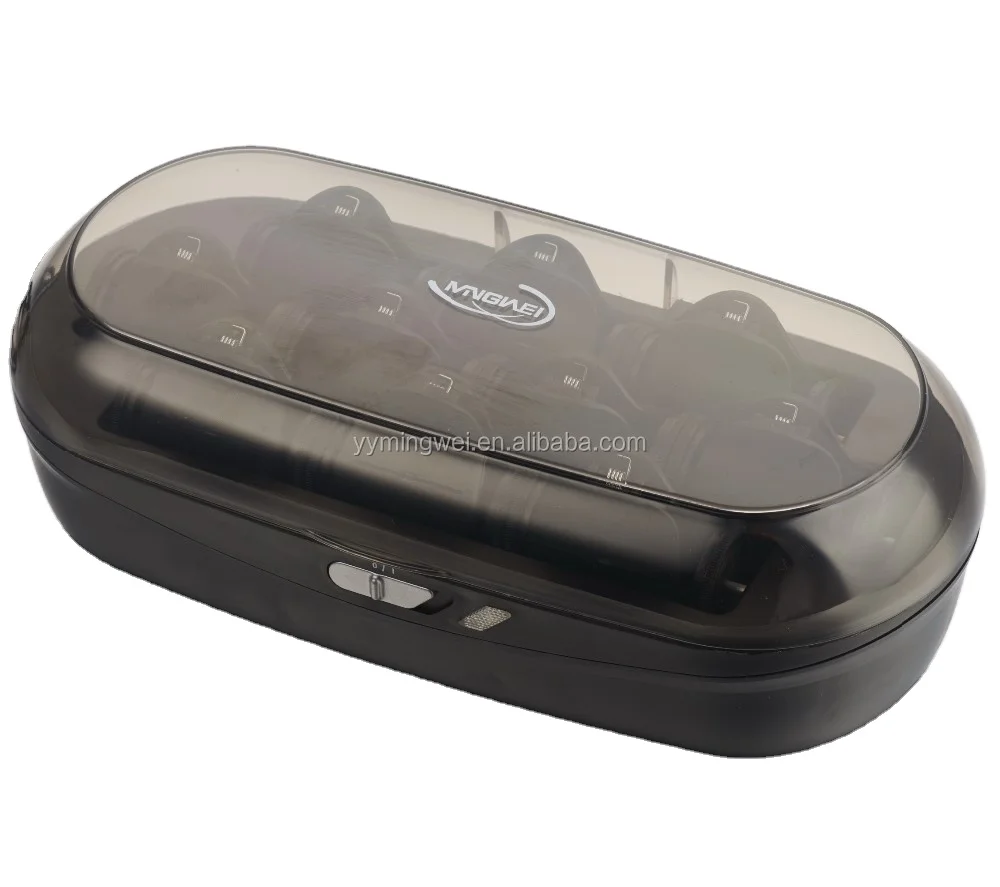 High Quality Instant Heat Tourmaline Ceramic Flocked Hot Rollers, Hot Hair Curler Rollers for Mega Volume and Smooth Waves