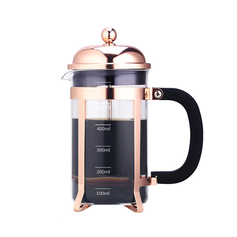 1 Liter heat resistant glass coffee press french portable cafetera prensa francesa