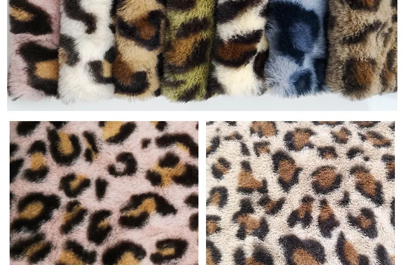 hot sale 100% polyester Coral Fleece Fabric fleece leopard print fabric for blanket