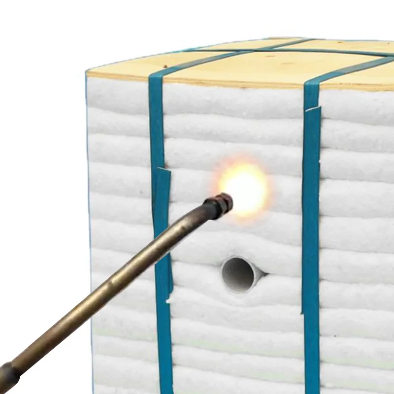 ZIBO 1260 керамическое волокно рулон шерстяное одеяло сложенный модуль с Анкерной системой