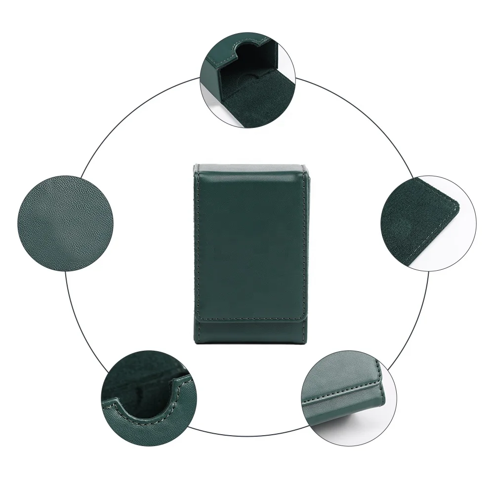 Customer Favorite Storage Poker Chips Case Boxes Custom Waterproof Portable Leather Poker Organizer Box For Game