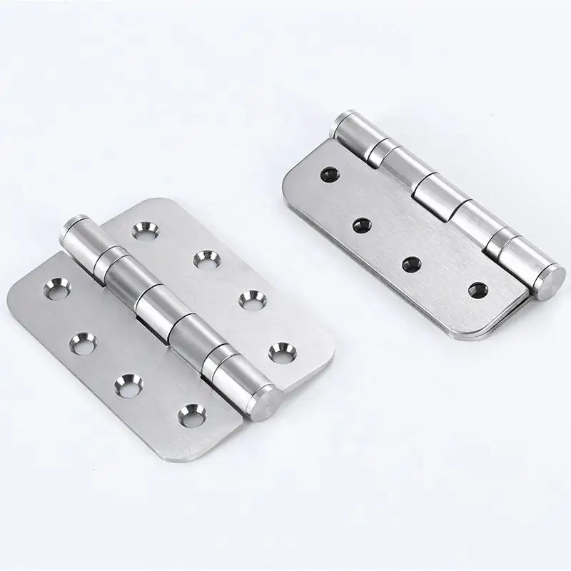 SS201 4 Inch Round Corner Silent  Ball Bearing Self Closing Hydraulic Hinge
