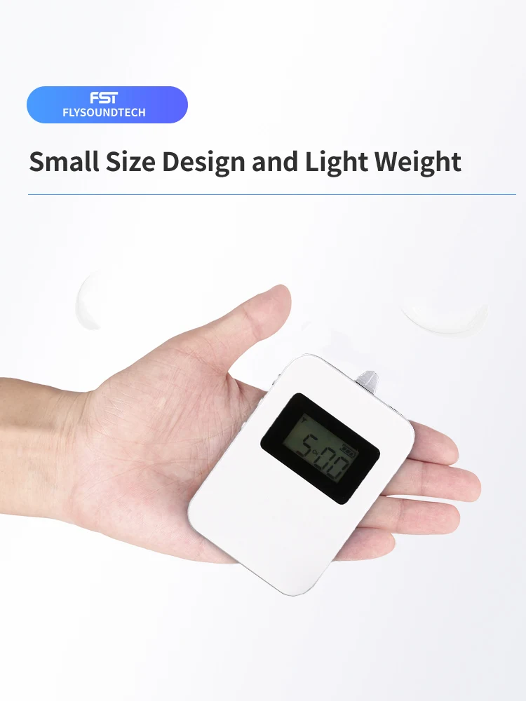 Wireless Portable Bus Coach Microphone PA Audio Tour Guide System