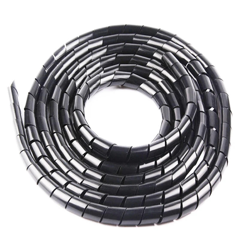 cable tidy organizer spiral cable binding wrap for wire harness management